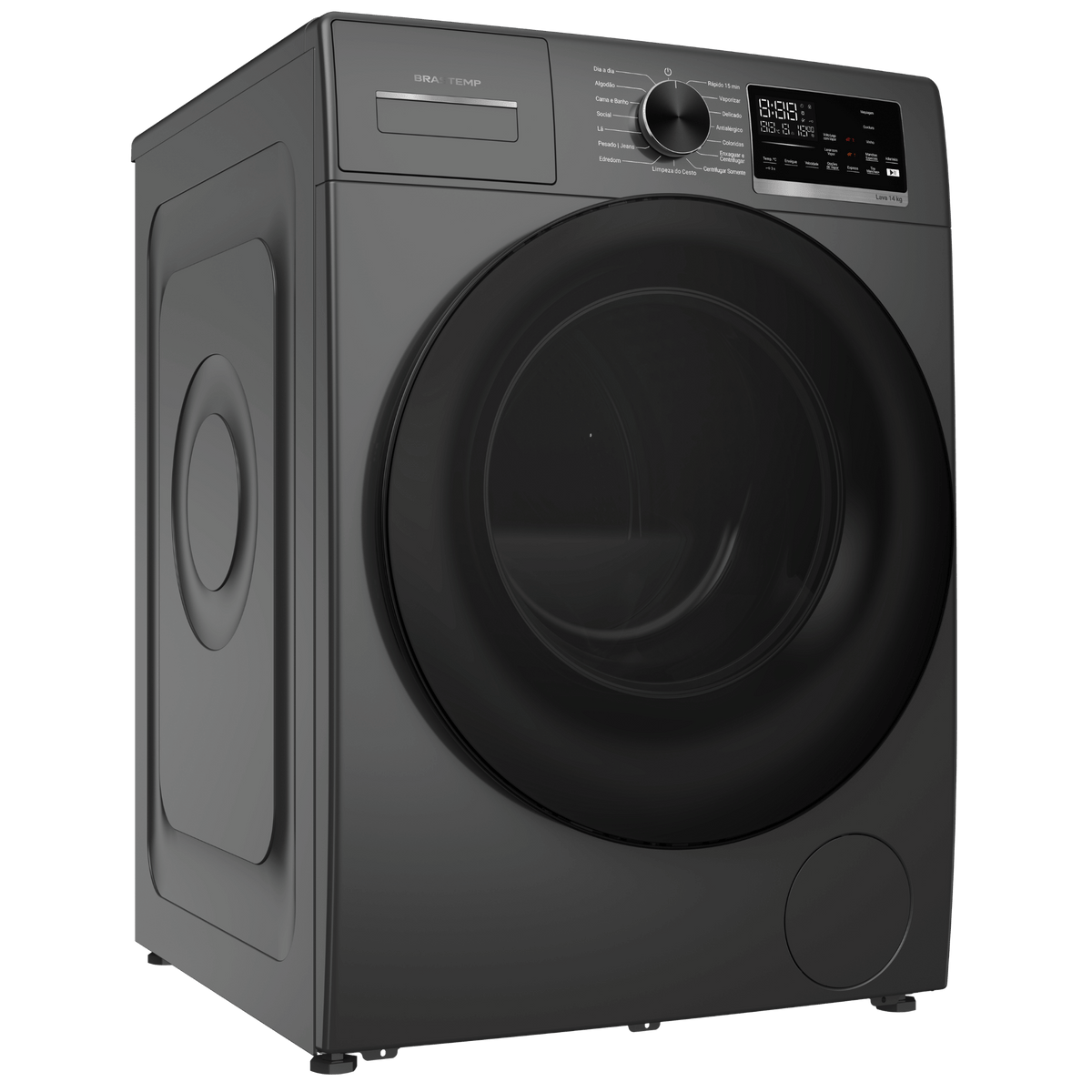 Lavadora de Roupas Brastemp 14KG BNF14A Inverter B= Smart Titanium 220V