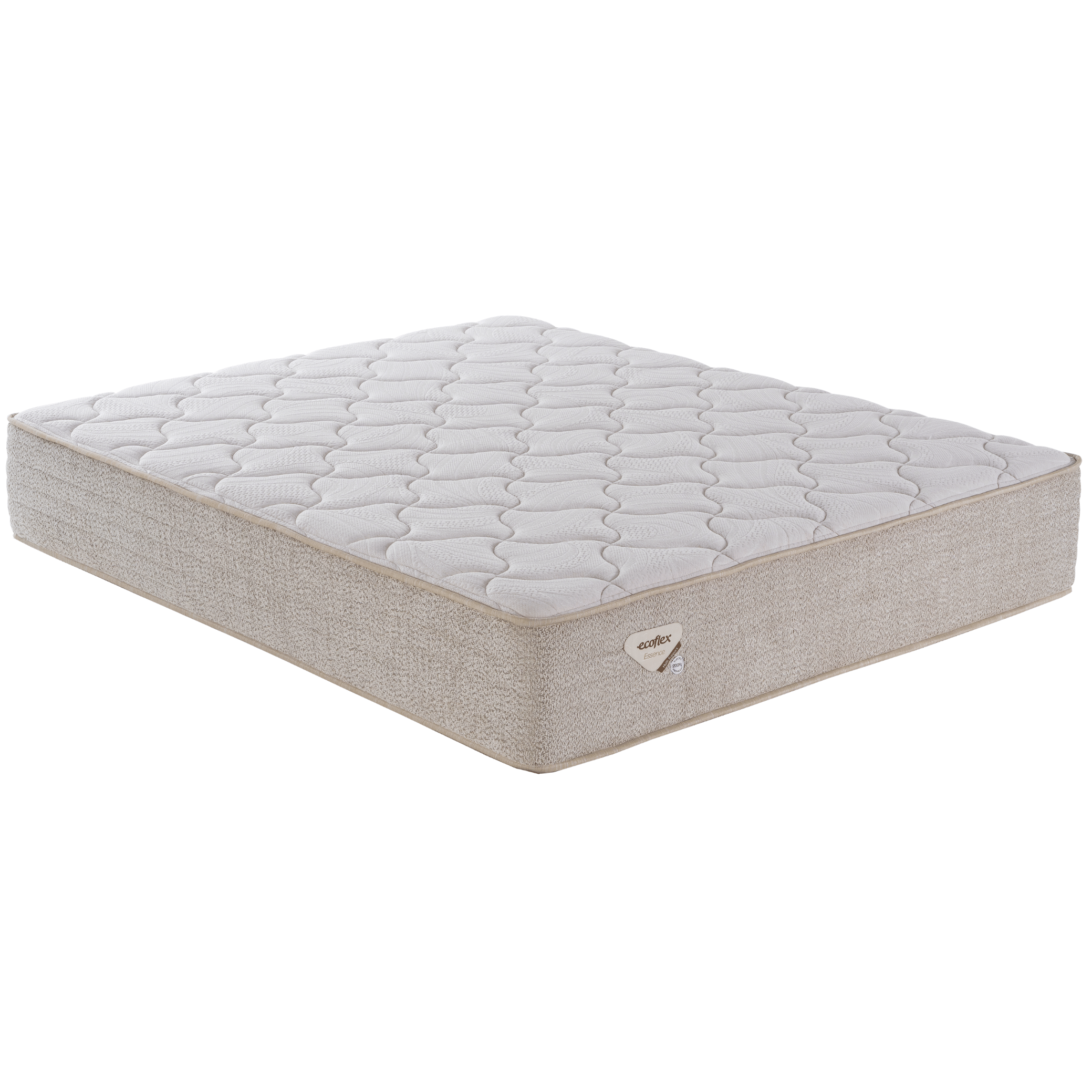 Colchão Multi Support Casal Ecoflex 138x188x32cm Miracoil Bouclê Bege