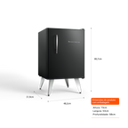 Frigobar Brastemp Retrô 76L BRA08HE Preto 220V