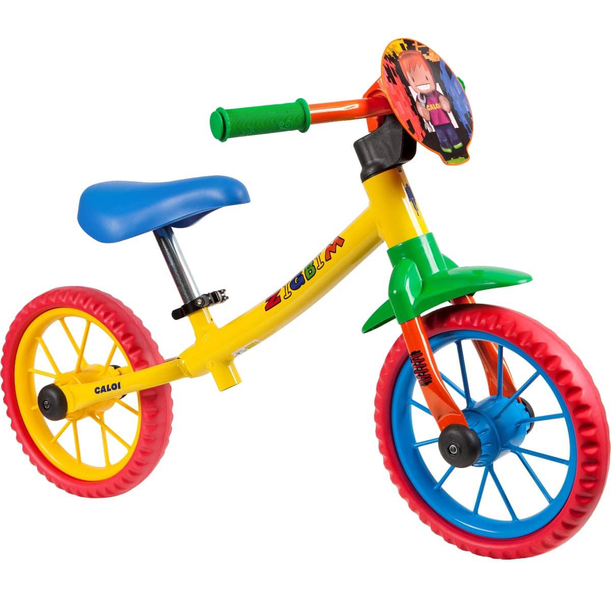 Bicicleta Caloi Balance Masculina Infantil Zigbim Sem Pedal