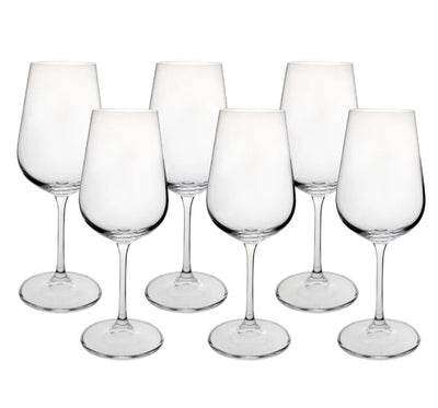 Jogo de 6 Taças para Vinho Full-Fit em Cristal Ecológico 360ml