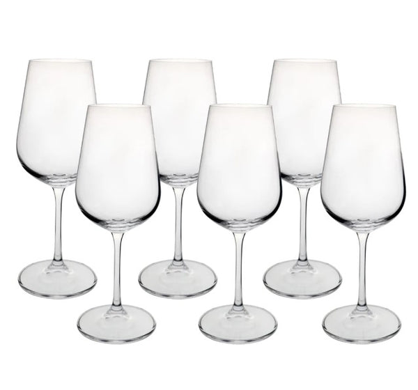 Jogo de 6 Taças para Vinho Full-Fit em Cristal Ecológico 360ml