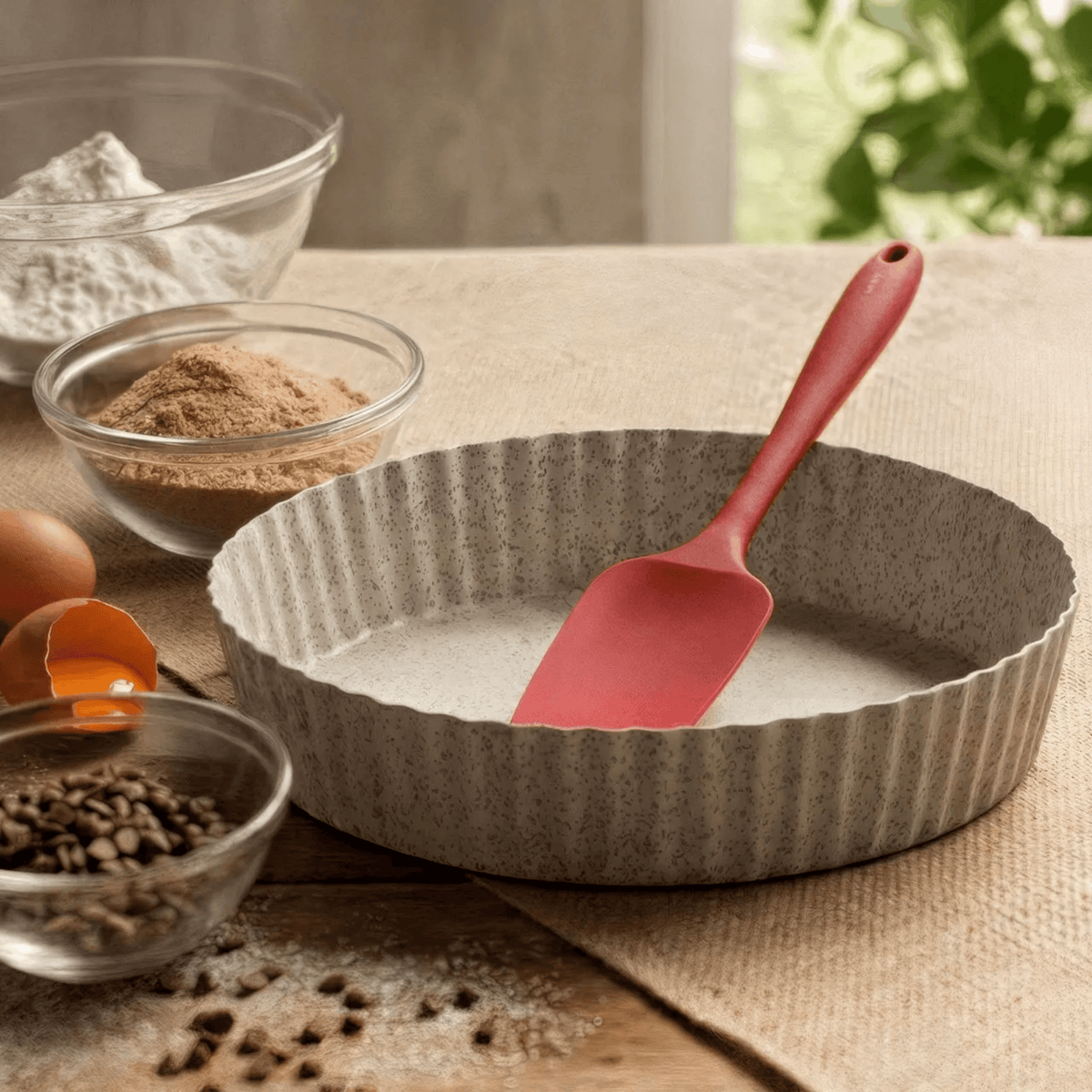 Forma Quiche Brinox Ceramic Life Bakeware 24cm Antiaderente Vanilla