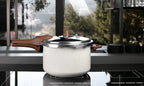 Panela de Pressão Ceramic Life Brinox 6,8L Indução Pressure Vanilla