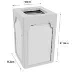 Lavadora de Roupas Brastemp Advanced 18Kg BWF18AB Branco 220V
