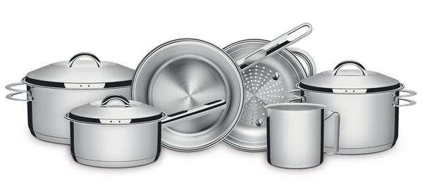 Jogo de Panelas Tramontina Solar 6 Peças Inox