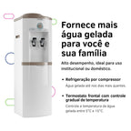 Bebedouro de Água de Coluna Esmaltec EGC35B Refrigerado por Compressor Branco 220V