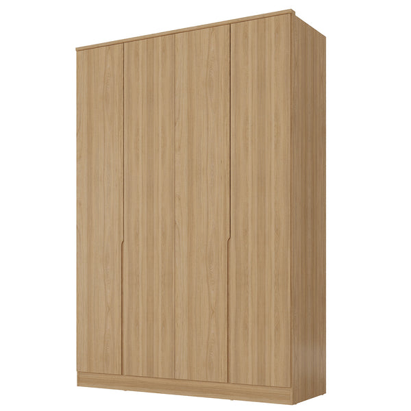 Roupeiro Logan 100% MDF Mambel 160cm 4 Portas Olmo