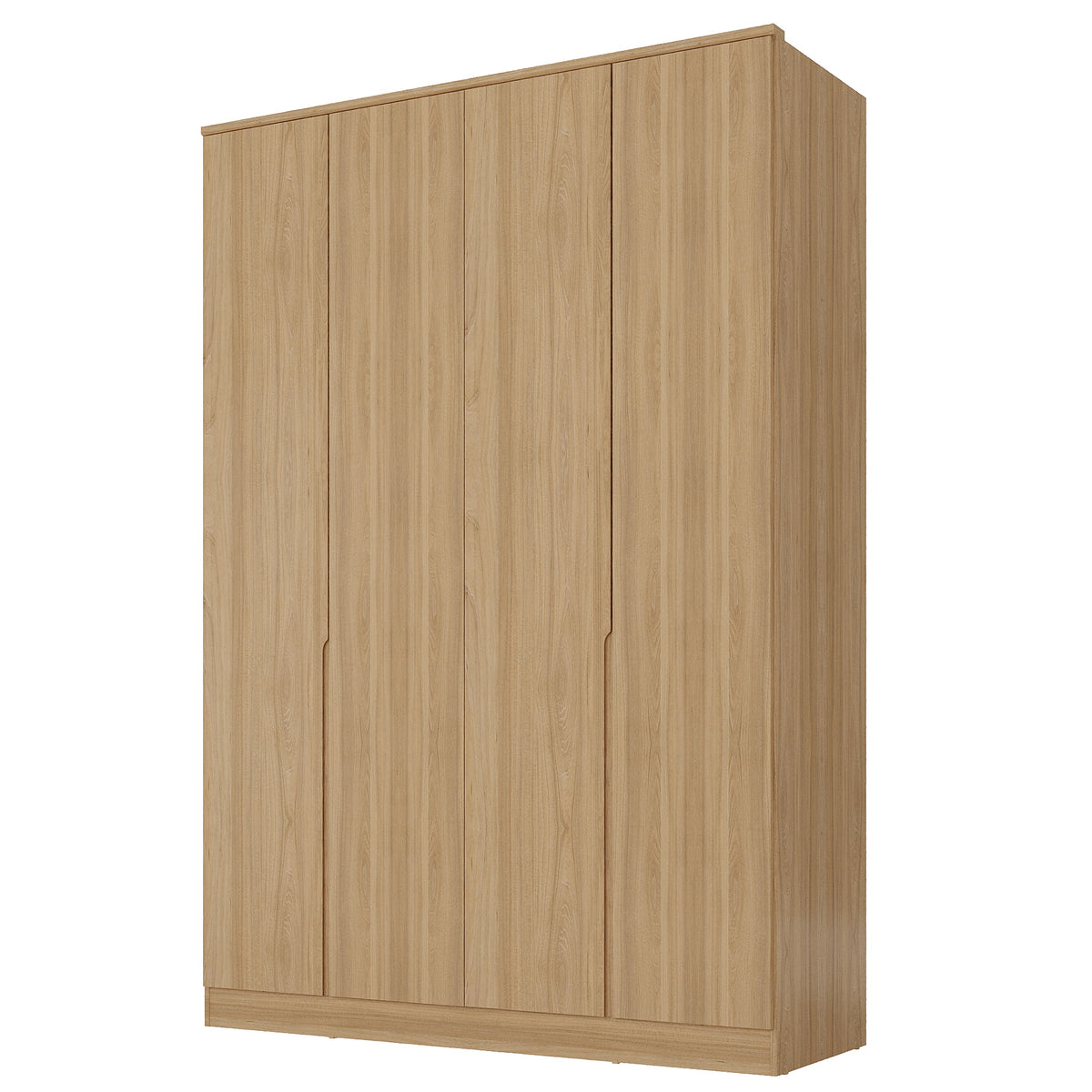 Roupeiro Logan 100% MDF Mambel 160cm 4 Portas Olmo