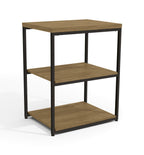 Mesa de Apoio Kappesberg 3 Prateleiras LI004 Freijó e Preto