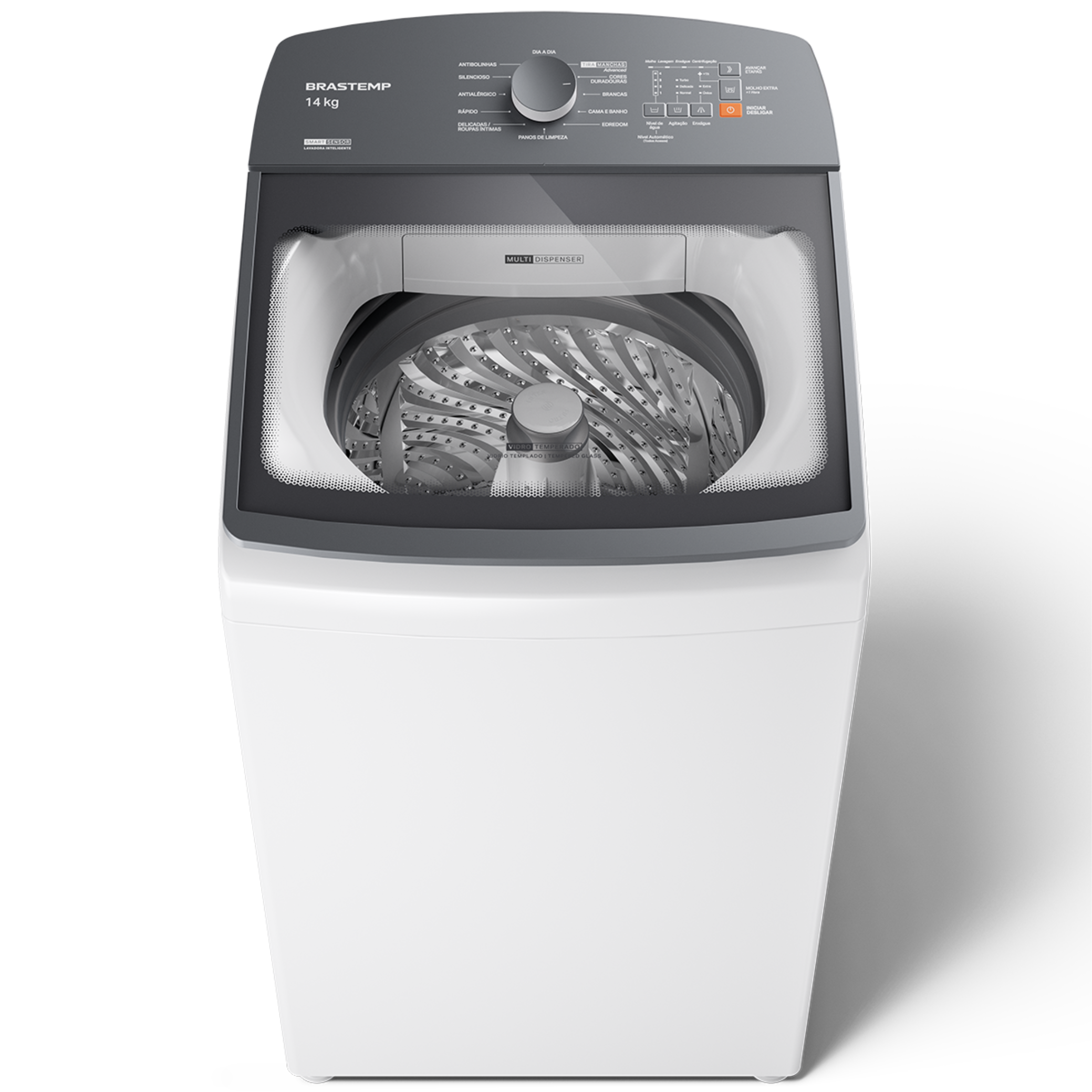 Lavadora de Roupas Brastemp Advanced 14Kg BWF14AB Branco 220V