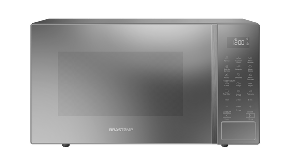 Micro-ondas Brastemp 32L Menu Gourmet BMS46AR Inox Espelhado 220V