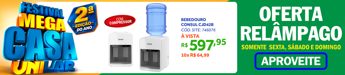 Bebedouro de Água Consul CJD42AB Gela Mais por Compressor Branco 220V