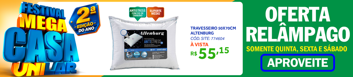 Travesseiro Altenburg Antistress 50x70cm Branco