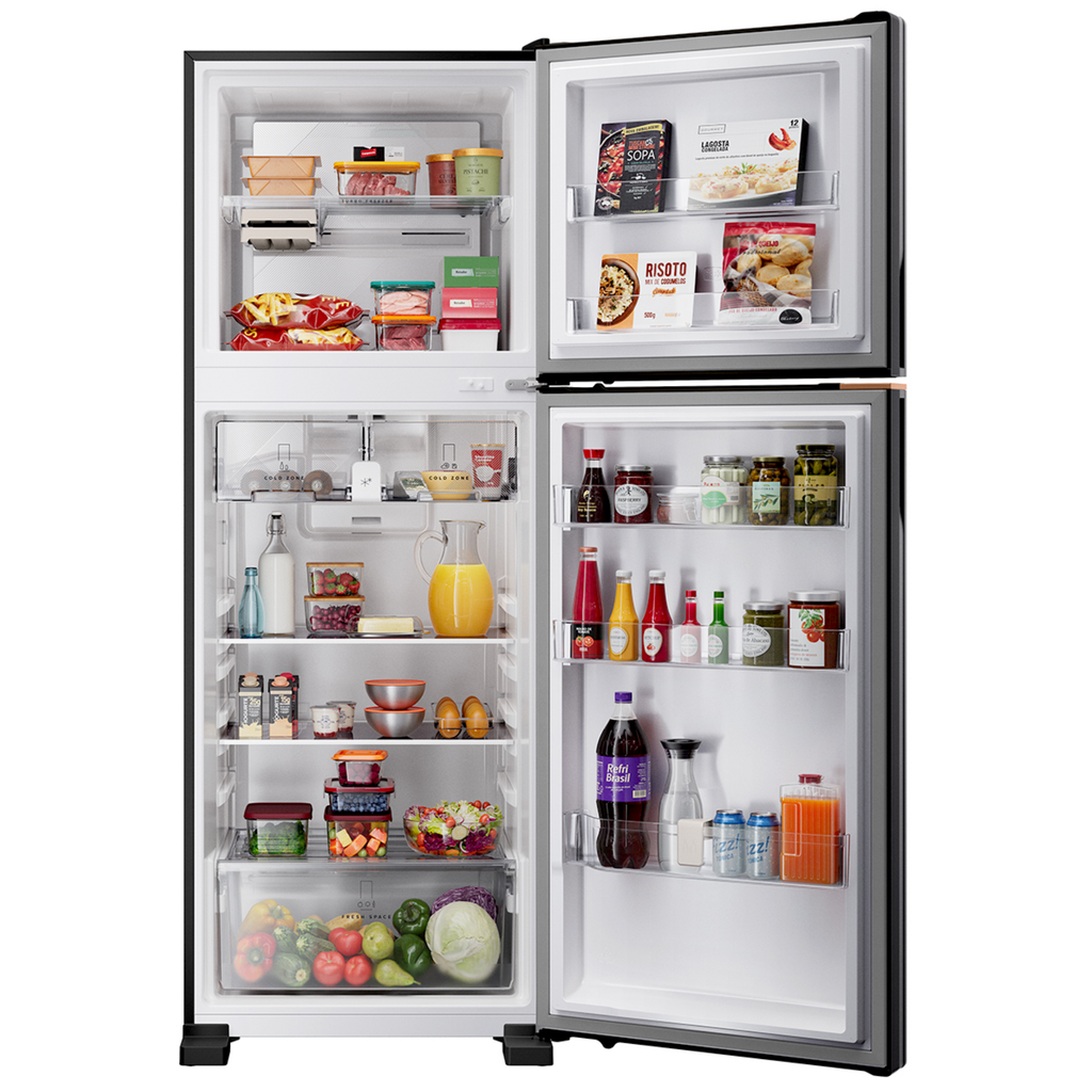 Refrigerador Brastemp 512L BRM62AE Duplex Inteligente B= Smart Black Inox 220V