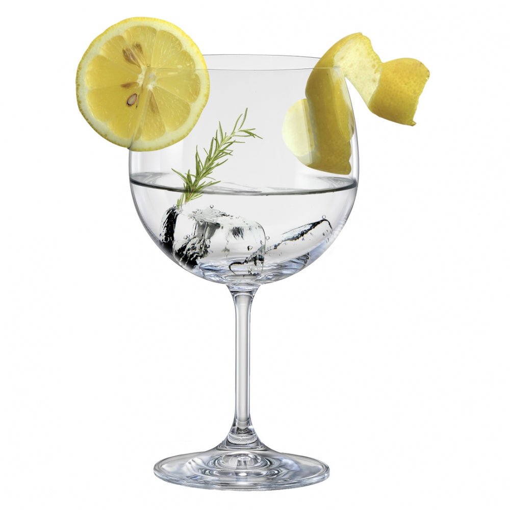 Jogo de 6 Taças Anna Full-Fit em Cristal Ecológico 600ml