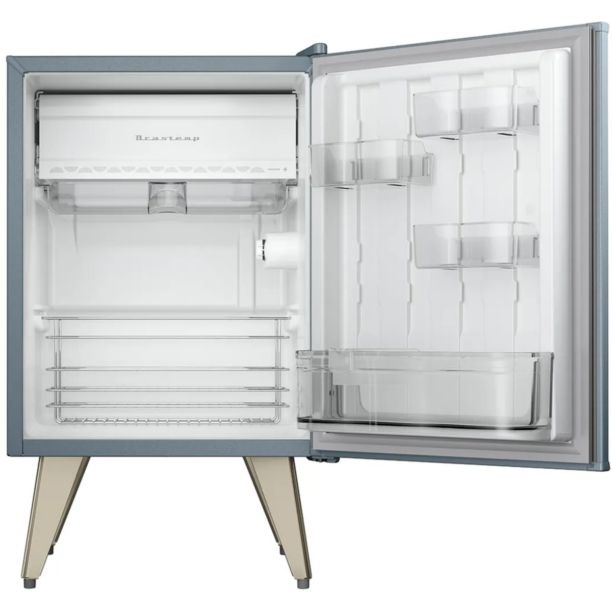 Frigobar Brastemp Retrô 76L BRA08MW Azul Texturizado 220V