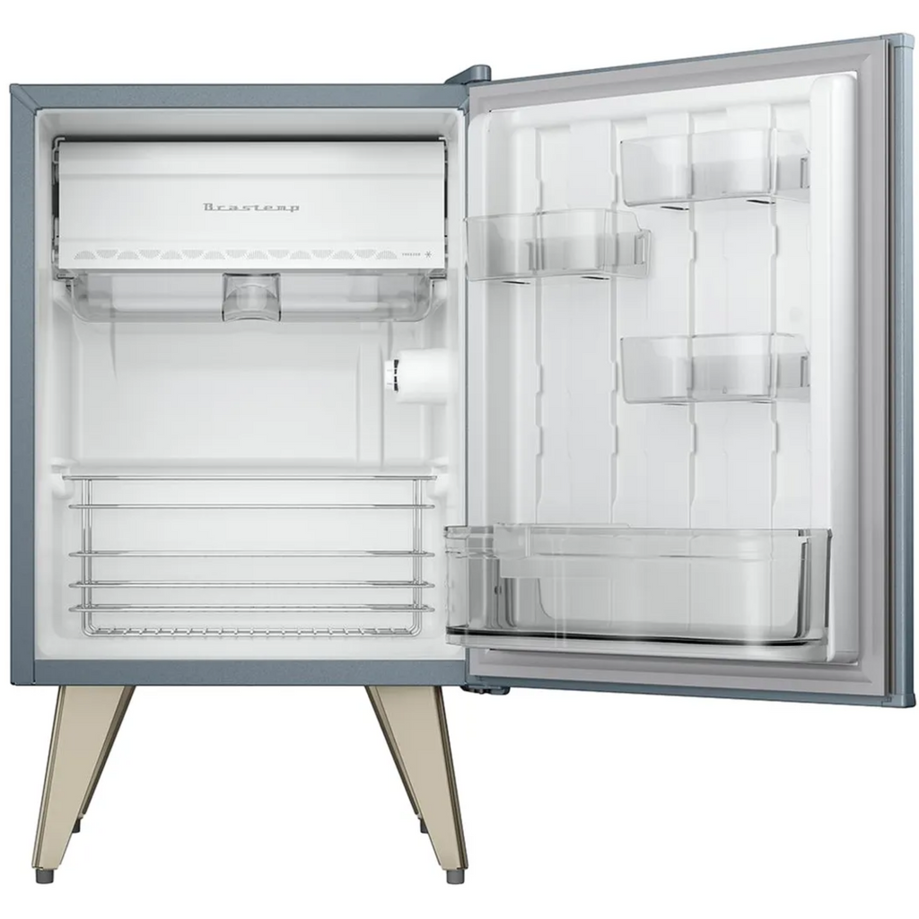 Frigobar Brastemp Retrô 76L BRA08MW Azul Texturizado 220V