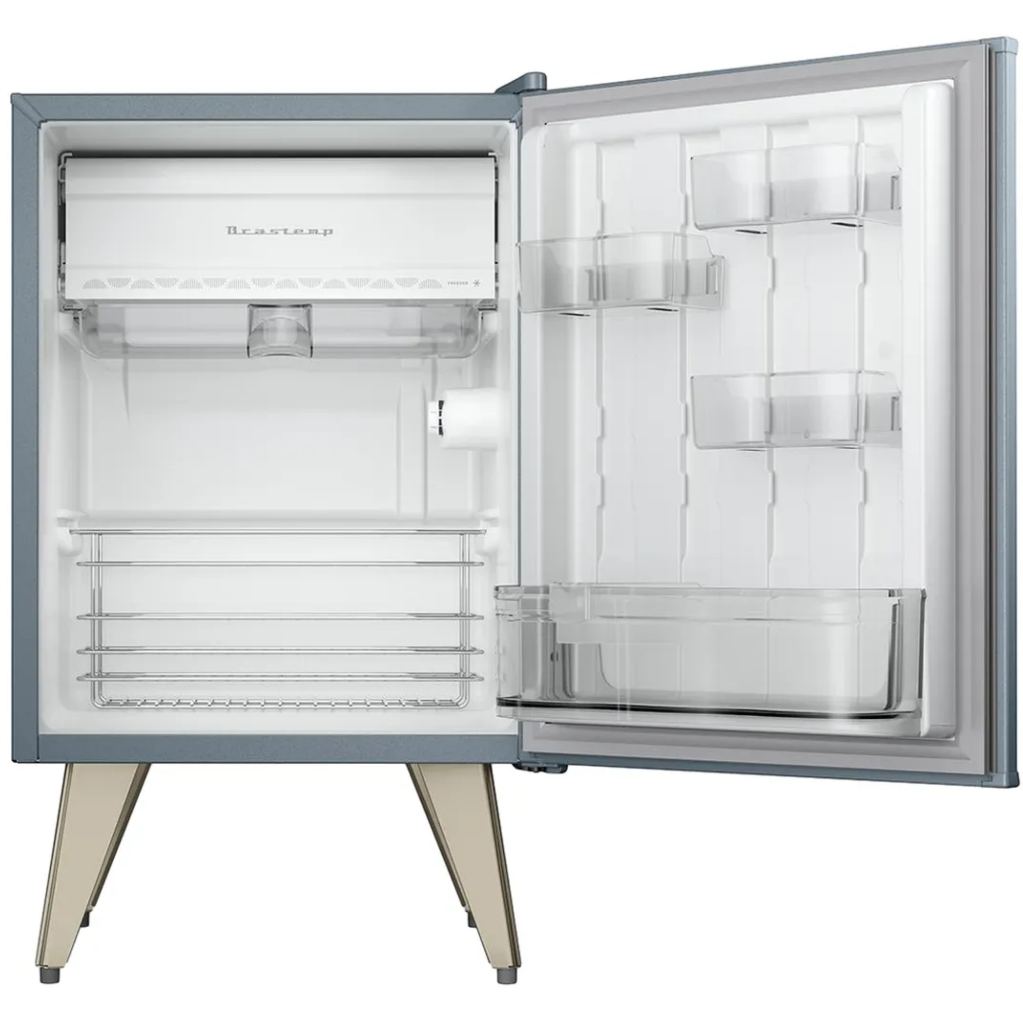 Frigobar Brastemp Retrô 76L BRA08MW Azul Texturizado 220V