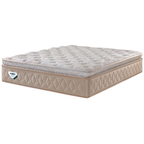 Colchão Lush King Ecoflex Molas Ensacadas Wide 193x203x35cm Linho Bege
