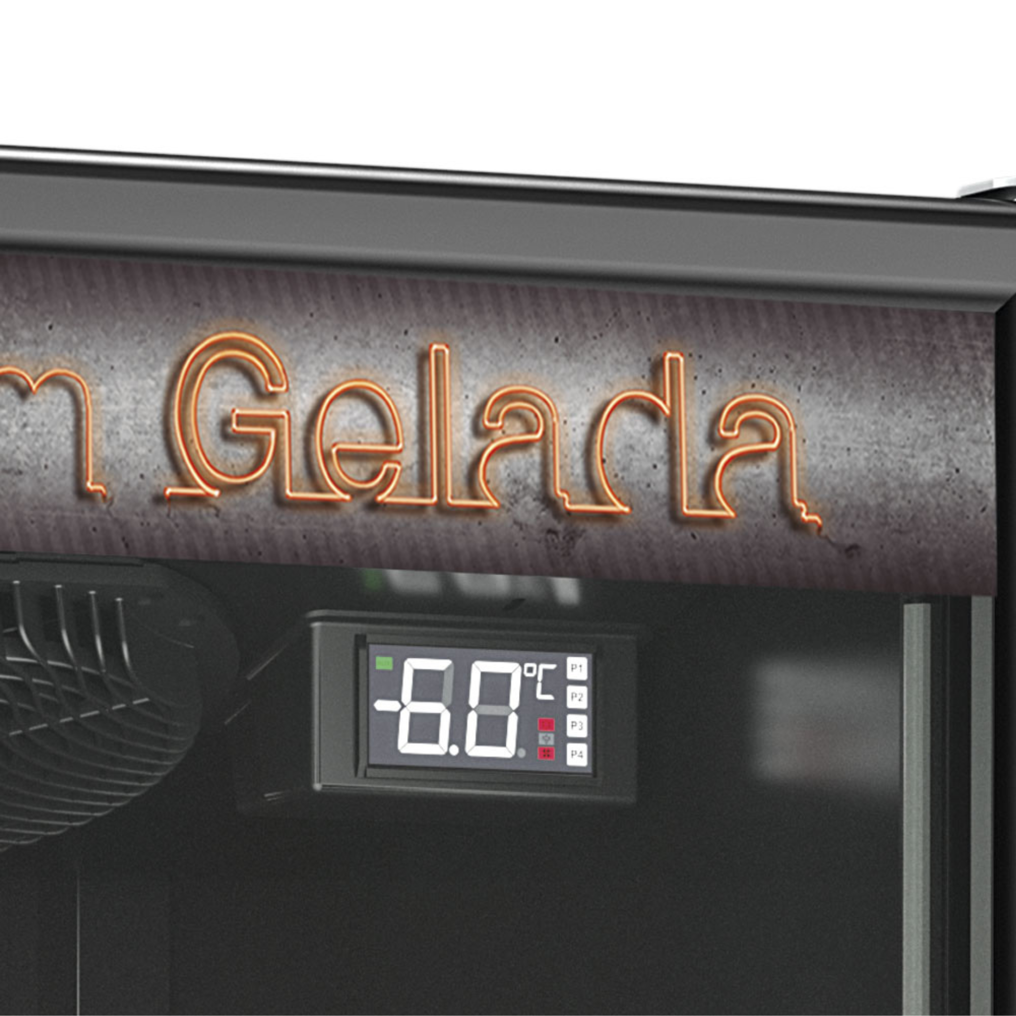 Cervejeira Gelopar 570L Porta de Vidro GCB-57V LC Preto 220V