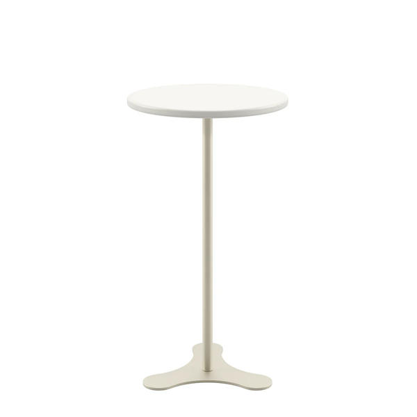 Mesa de Apoio Orb Província 51cm Off White Fosco e Champanhe