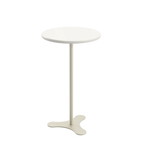 Mesa de Apoio Orb Província 51cm Off White Fosco e Champanhe