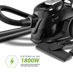 Aspirador de Pó Philco 1800W 2,2L PAS70 Super Silencioso 220V