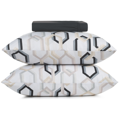 Jogo de Roupa de Cama Queen Altenburg 3 Peças 158x198cm Lins