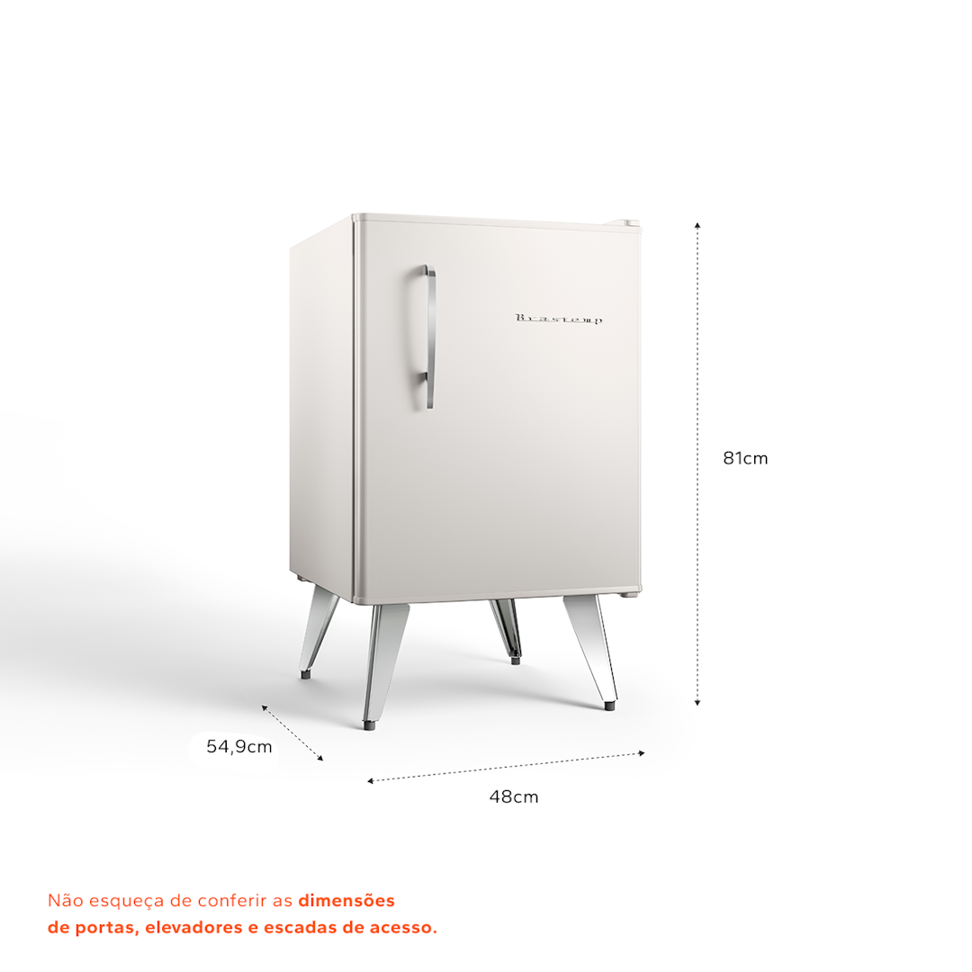 Frigobar Brastemp Retrô 76L BRA08HB Branco 220V