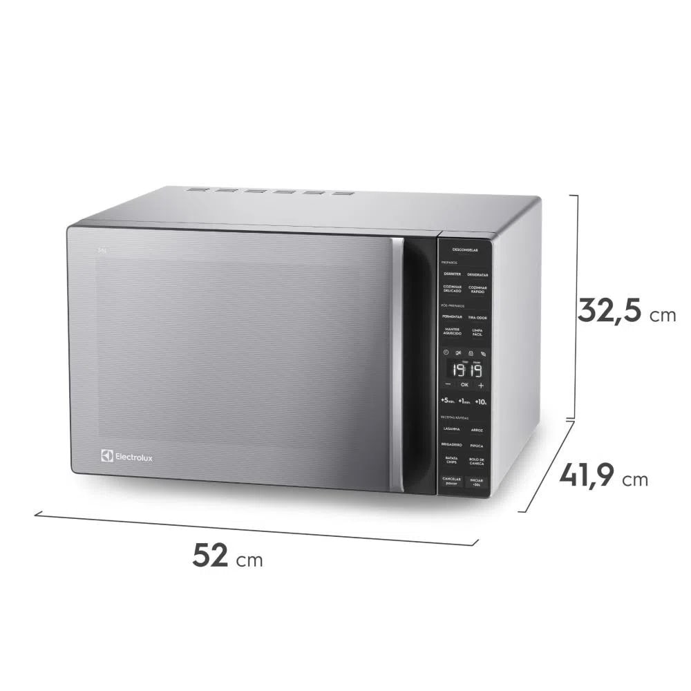 Micro-ondas Electrolux 36L ME36S Efficient Prata/Preto 220V
