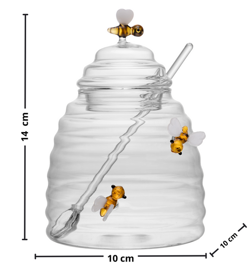 Açucareiro Lovely Bee Coliseu com Colher