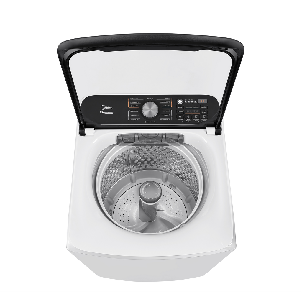 Lavadora de Roupas Midea 13KG Wave Agitador Branco 220V