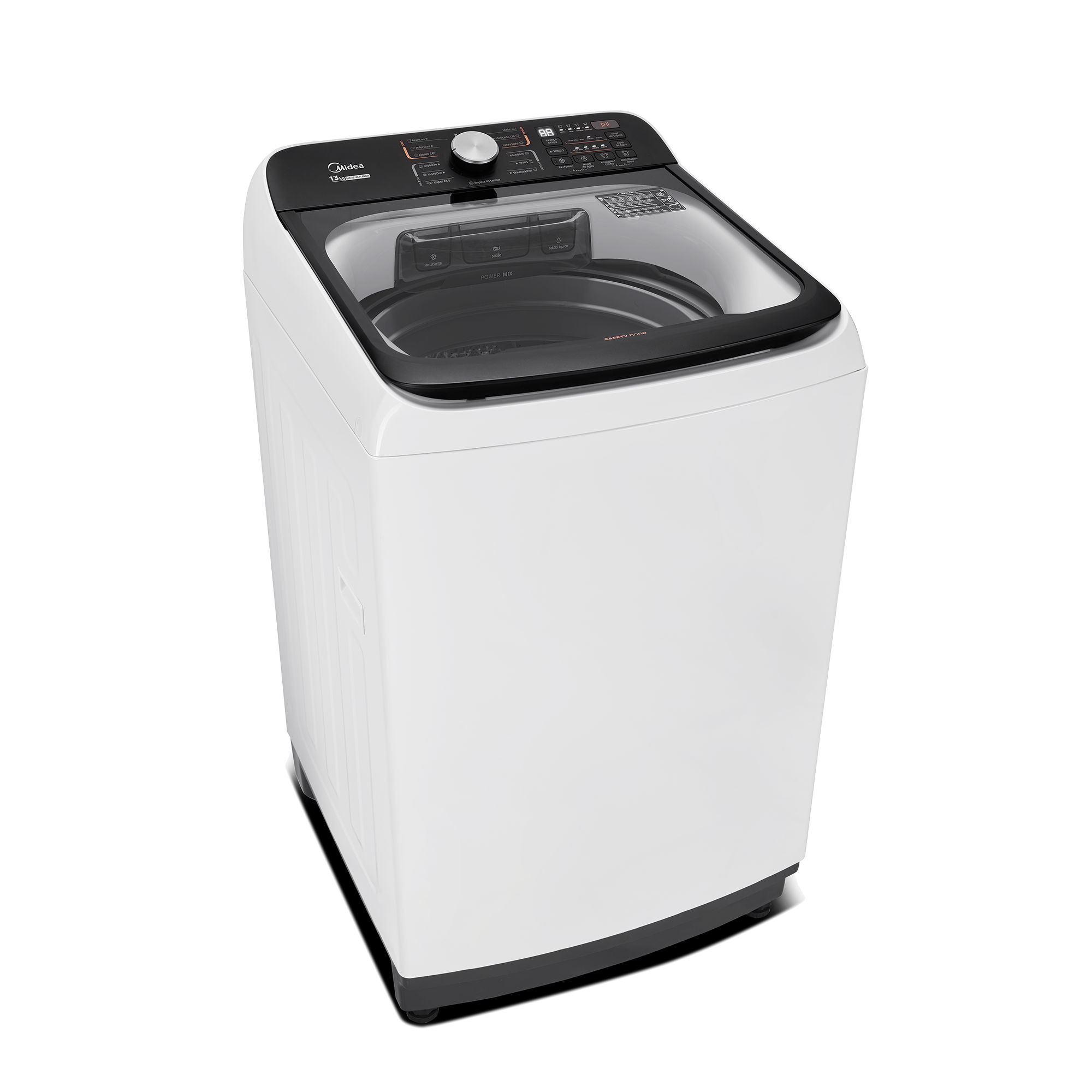 Lavadora de Roupas Midea 13KG Wave Agitador Branco 220V