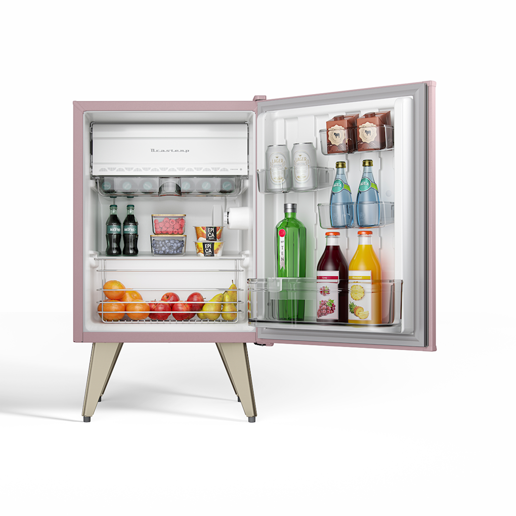 Frigobar Brastemp Retrô 76L BRA08HO Rose 220V
