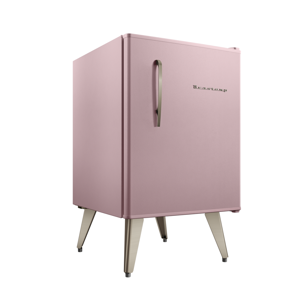 Frigobar Brastemp Retrô 76L BRA08HO Rose 220V