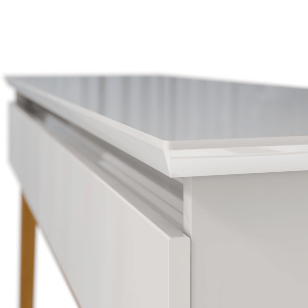 Aparador Classic Imcal 2 Gavetas 136cm Off White