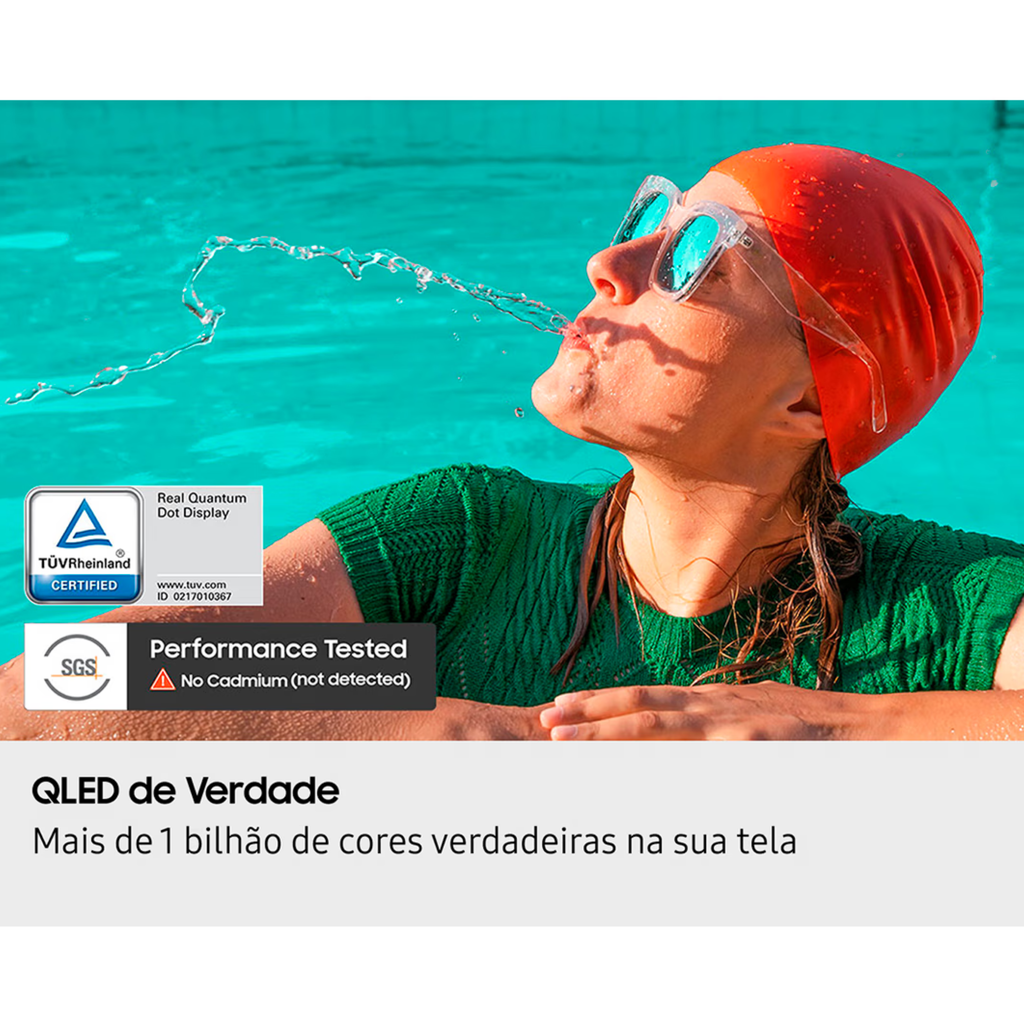 Smart TV QLed 43" FHD Samsung QN43Q Tizen Bivolt