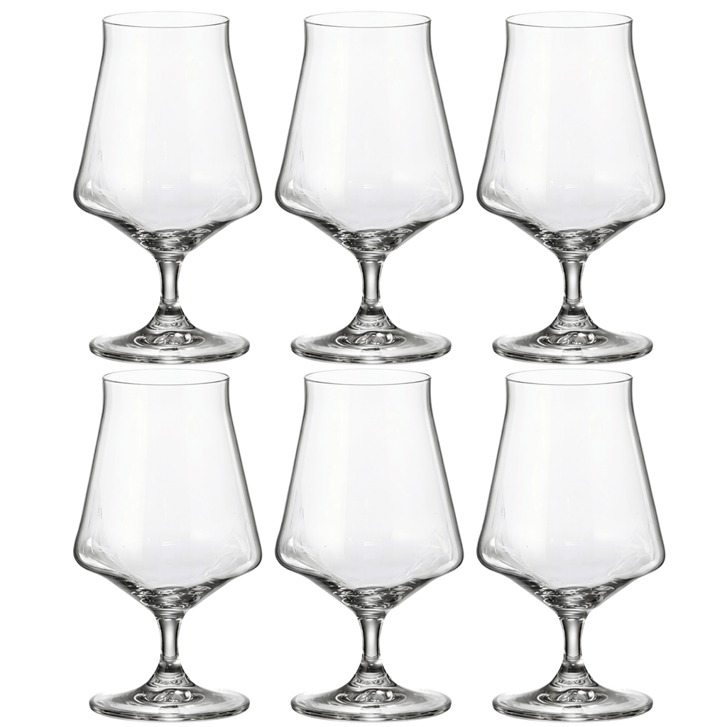 Jogo de 6 Taças Full-Fit Cettia em Cristal Bohemia 365ml