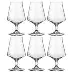 Jogo de 6 Taças Full-Fit Cettia em Cristal Bohemia 365ml