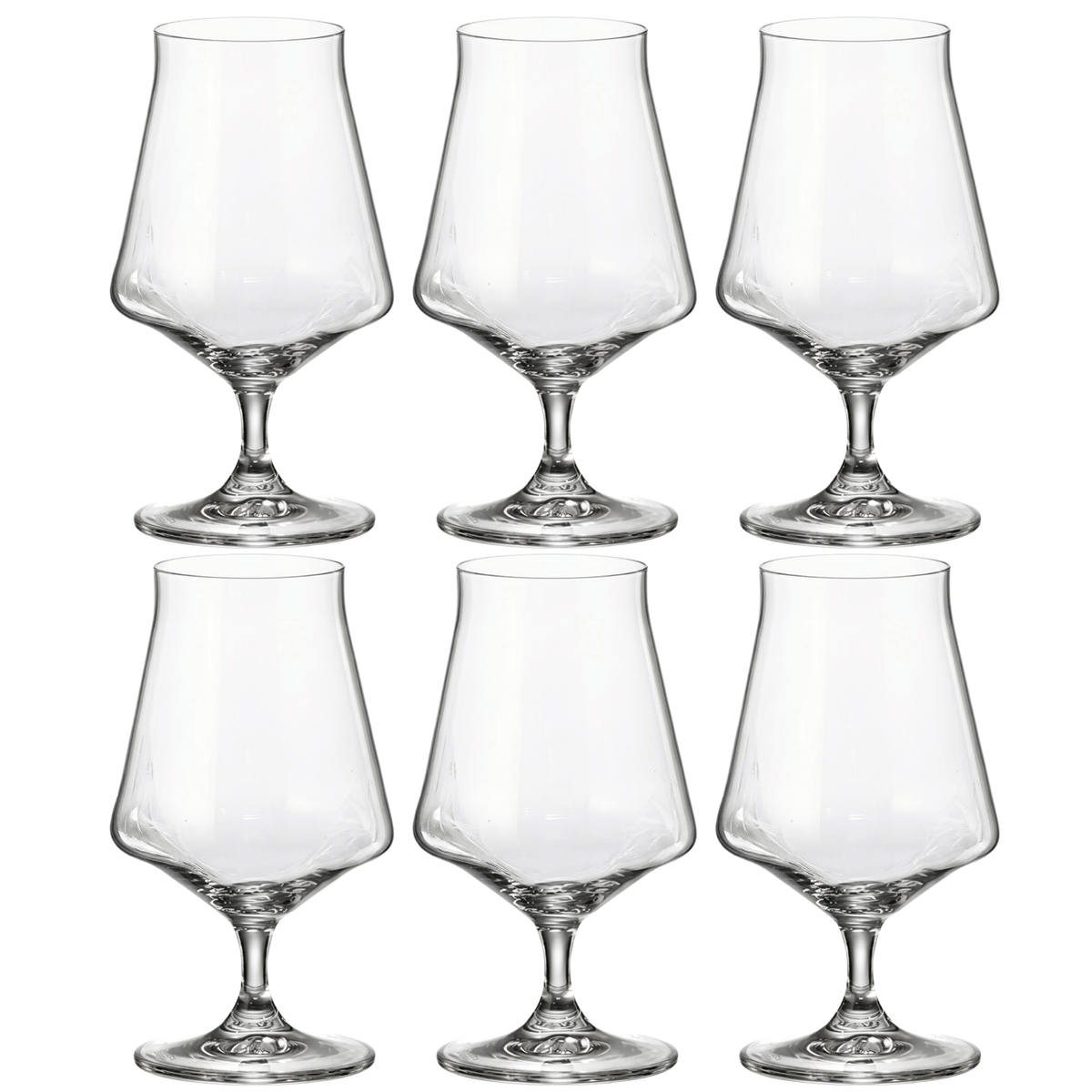 Jogo de 6 Taças Full-Fit Cettia em Cristal Bohemia 365ml