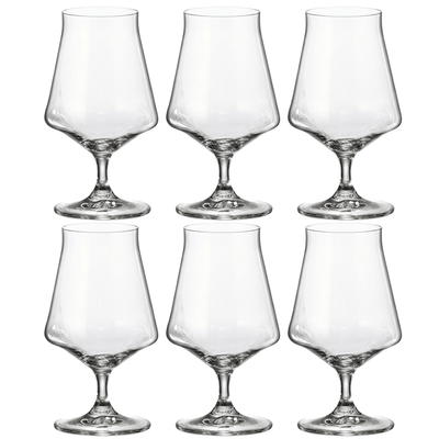 Jogo de 6 Taças Full-Fit Cettia em Cristal Bohemia 365ml