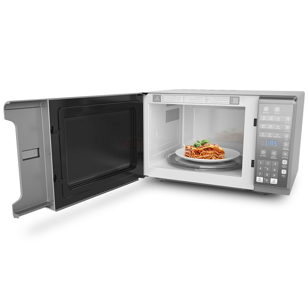 Micro-ondas Electrolux 31L Painel Integrado Função Tira Odor Prata 220V
