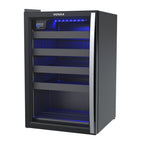 Adega Venax 24 Garrafas Piubella  Porta Invertida 19928 Preto 220V