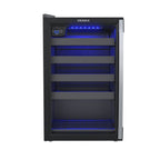 Adega Venax 24 Garrafas Piubella  Porta Invertida 19928 Preto 220V