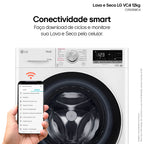 Lava e Seca LG 14kg VC4 AI DD Smart Branca 220V