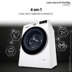 Lava e Seca LG 14kg VC4 AI DD Smart Branca 220V