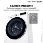 Lava e Seca LG 14kg VC4 AI DD Smart Branca 220V