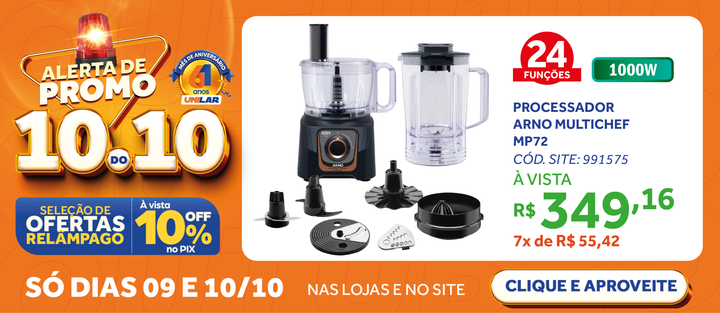 MultiProcessador Arno MultiChef 24 Funções MP72 1000W Preto 220V