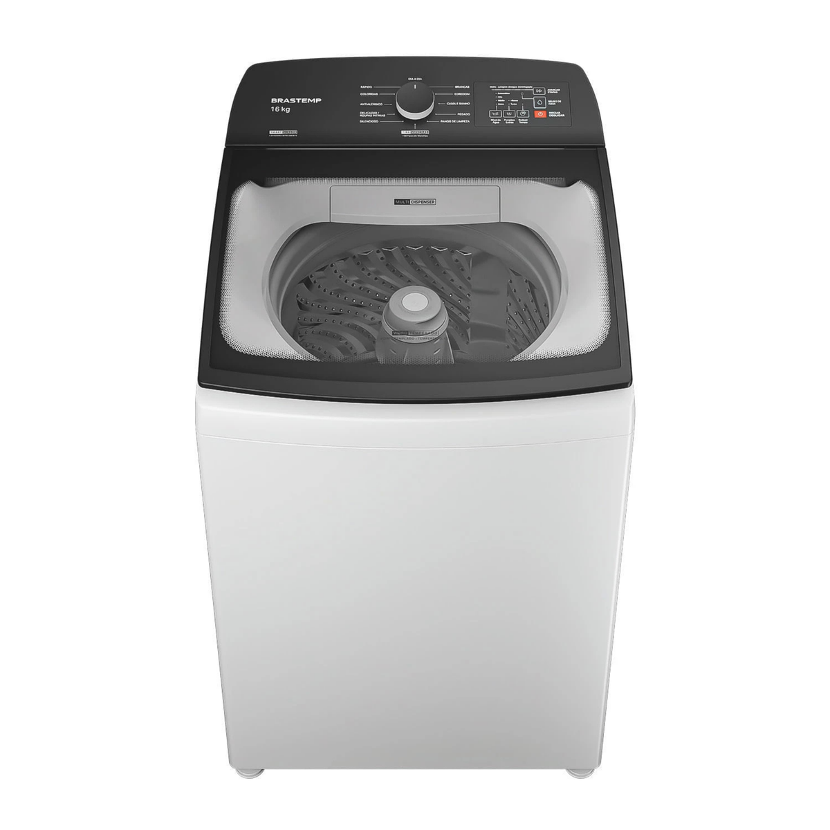 Lavadora de Roupas Brastemp Advanced 16Kg BWF16AB Cesto Inox Ciclo TiraManchas Branco 220V